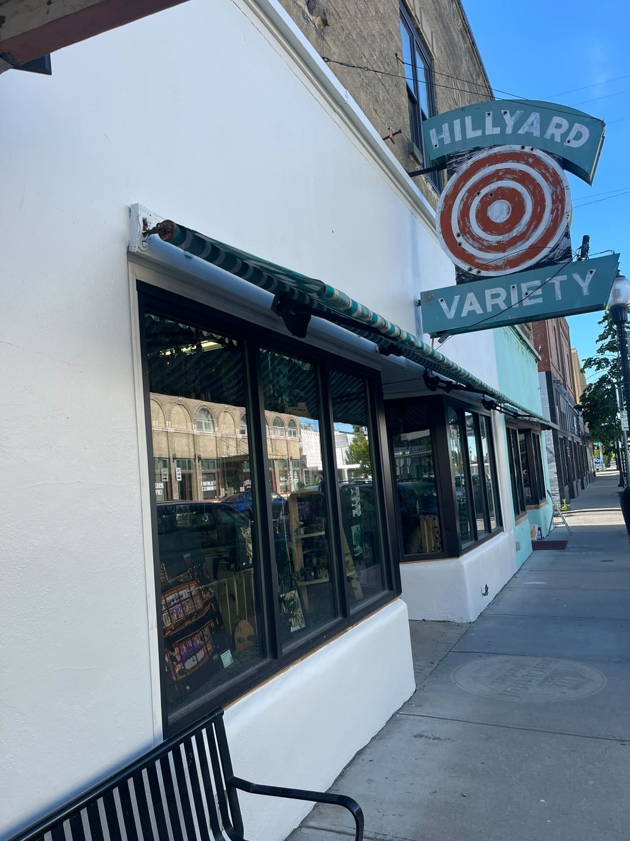 BeYOUtiful — Hillyard Variety sign and awning