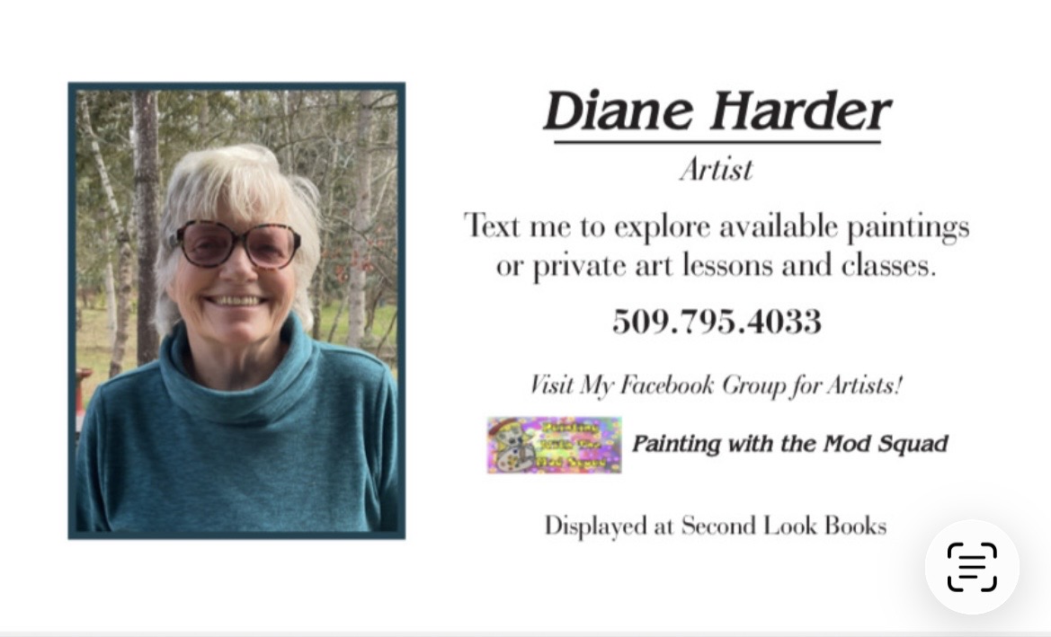 Diane Harder painting class