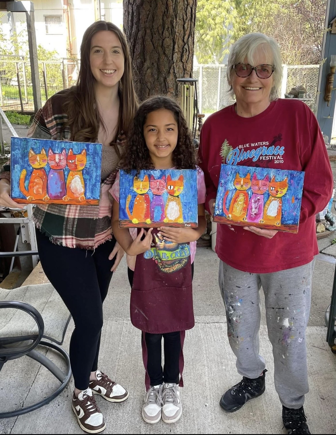 Diane Harder painting class