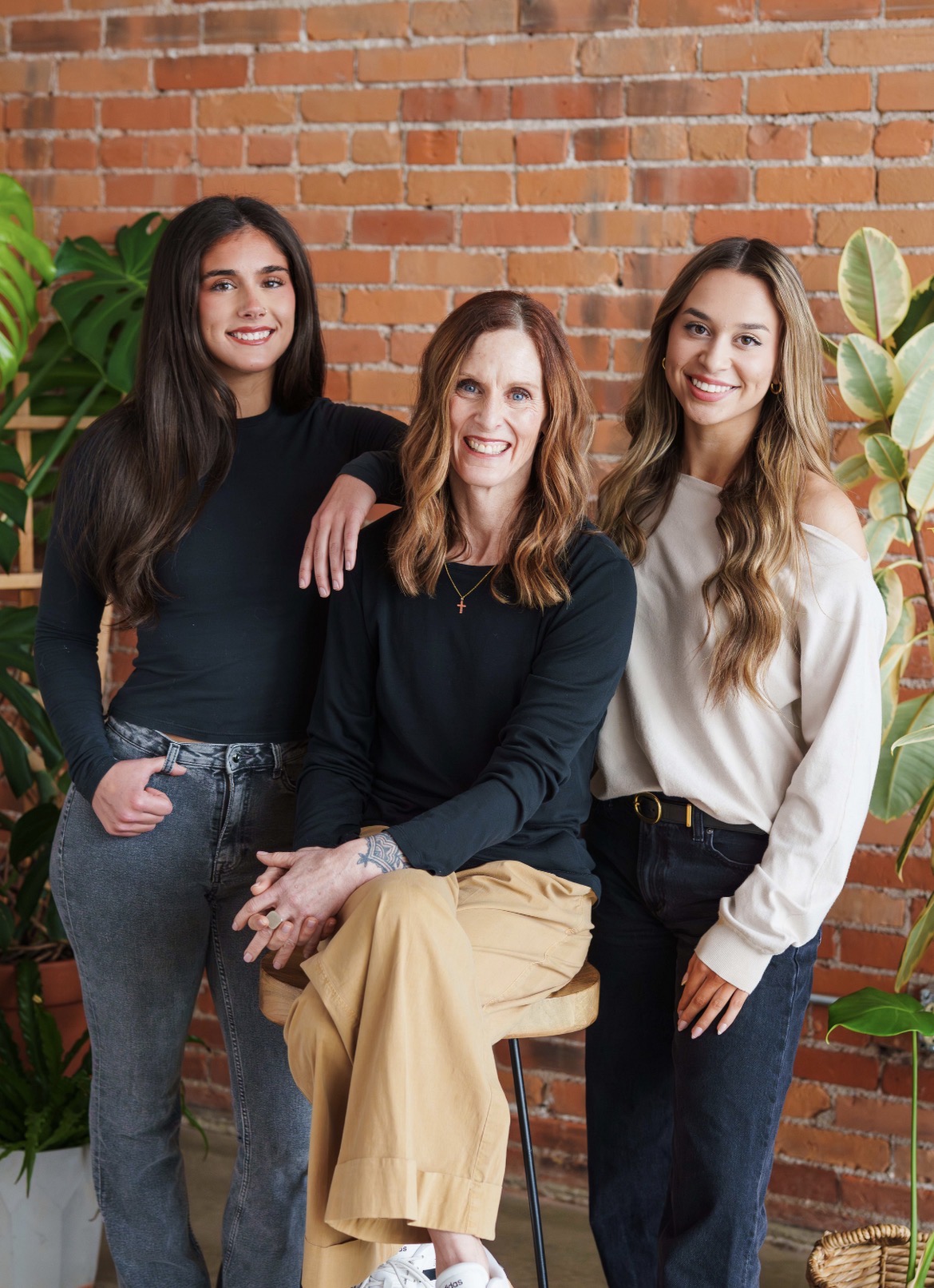 NewBeginnings team — Carey, Riley, and Olivia